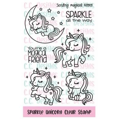 C.C. Designs Stempel - Sparkle Unicorn